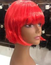 Peruca vermelho curto