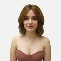 Peruca Wig Cabelo Humano Brasileiro Nataly Loiro Mel Peruca Wig Cabelo Humano Brasileiro Nataly Loiro Mel
