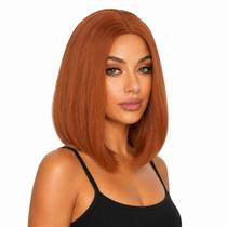 Peruca Wig Curta Lisa Ruivo 40cm Bio Orgânica Natural Peruca Wig Curta Lisa Ruivo 40cm Bio Orgânica Natural