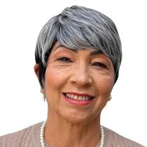 Peruca Wig Curta Pixie Cor Grisalha C/ Preto-importada Zadie