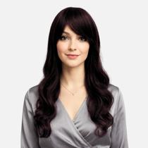 Peruca Wig Fibra Orgânica Gisa Cor Borgonha