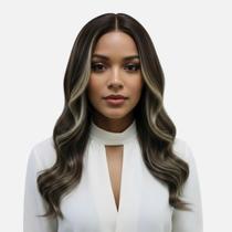 Peruca Wig Implantada Fibra Orgânica Samira B03104