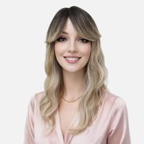 Peruca Wig Implantada Fibra Orgânica Shining H03124 Peruca Wig Implantada Fibra Orgânica Shining H03124