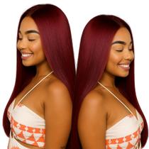 Peruca wig Lisa sem Franja Orgânica Natural 70cm