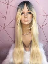 Peruca Wig loira cabelo orgânico loira 70cm fibra premium Peruca Wig loira cabelo orgânico loira 70cm fibra premium