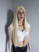 Peruca, wig, loira, loiro claro, lisa, fibra premium, 75cm Peruca, wig, loira, loiro claro, lisa, fibra premium, 75cm