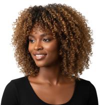 Peruca Wig Maya Orgânica 33cm Chocolate/Mel Escuro