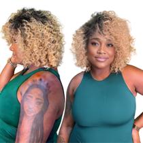 Peruca Wig Orgânica Premium Cacheada Curta Super Natural