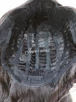 Peruca, wig, preta, lisa, 75cm, fibra premium americana Peruca, wig, preta, lisa, 75cm, fibra premium americana