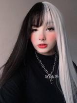 Peruca wig rosa loira azul preta branca cosplay cruella arlequina - JUPERUCAS