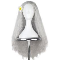 Peruca Yan Dream longa prateada encaracolada 80 cm 0,3 kg para mulheres Peruca Yan Dream longa prateada encaracolada 80 cm 0,3 kg para mulheres