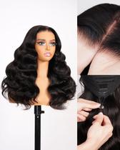 Perucas, cabelo Megalook, 20 polegadas, onda corporal, 230% de densidade, cabelo humano