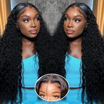 Perucas Crevole 5x5 HD com fecho de renda Deep Wave 180% de densidade Perucas Crevole 5x5 HD com fecho de renda Deep Wave 180% de densidade
