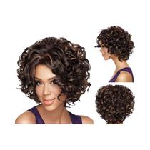 Perucas De Cabelo Humano Virgem Cacheado Curto Com Renda Frontal Para Mulheres, Sem Cola, Sensuais