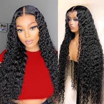 Perucas Frontais de Renda Amollute Deep Wave - 180% de Densidade - 13x4 HD