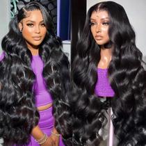 Perucas frontais de renda Dochuman Body Wave, cabelo humano de 30 polegadas Perucas frontais de renda Dochuman Body Wave, cabelo humano de 30 polegadas