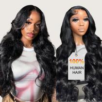 Perucas frontais de renda HOT STAR 13x6 Body Wave 200% de densidade 70cm