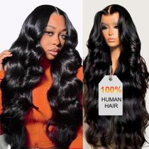 Perucas frontais de renda HOT STAR Body Wave 26" 200% de densidade de cabelo humano