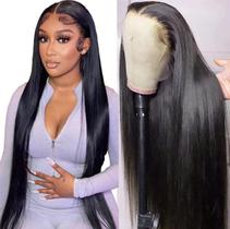 Perucas frontais de renda NVL Human Hair pré-arrancadas, 200, densidade 13x4 Perucas frontais de renda NVL Human Hair pré-arrancadas, 200, densidade 13x4