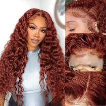 Perucas frontais de renda Siyun Show Deep Wave 30", cabelo humano Perucas frontais de renda Siyun Show Deep Wave 30", cabelo humano