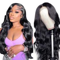 Perucas frontais de renda Yamikk Body Wave 100% cabelo humano 22" Perucas frontais de renda Yamikk Body Wave 100% cabelo humano 22"