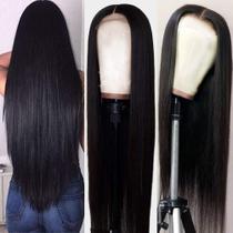Perucas Hermosa Lace Front Human Hair 16" 12A 220% de densidade
