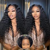 Perucas Jenniferita Wear and Go - Deep Wave Glueless 200% de Densidade