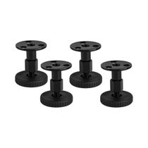 Pés Ajustáveis Para Móveis, Pacote Com 4, 27-64mm, Pernas Niveladoras Para Sofá, Mesa E Armário,