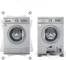 Pés Antivibração Para Máquina de Lavar 4 Peças de Amortecedor Universal de Vibração - Online