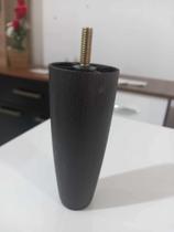 Pés Cama box 15 pes Preto cônico com 12 cm de altura Pés Cama box 15 pes Preto cônico com 12 cm de altura