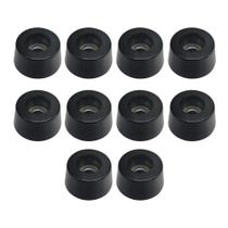 Pés de borracha antiderrapantes para móveis Alamic, 13 mm de altura, pacote com 10 Pés de borracha antiderrapantes para móveis Alamic, 13 mm de altura, pacote com 10