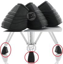 Pés de Borracha Liverpool para Estantes de Prato, Caixa e Chimbal Kit com 3 pés largos 11015 Pés de Borracha Liverpool para Estantes de Prato, Caixa e Chimbal Kit com 3 pés largos 11015