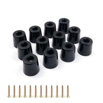 Pés de borracha para móveis Antrader, 12 peças, 3 x 2,7 x 3 cm Pés de borracha para móveis Antrader, 12 peças, 3 x 2,7 x 3 cm