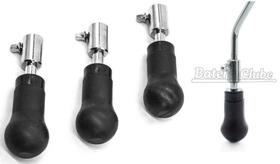 Pés de Borracha para Surdo Torelli Kit com 3 Unidades haste 12.7mm com Amortecedor p/ DW, Gretsch, Ludwig Pés de Borracha para Surdo Torelli Kit com 3 Unidades haste 12.7mm com Amortecedor p/ DW, Gretsch, Ludwig
