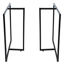Pés De Mesa De Jantar Estilo T Industrial Em Ferro 70 X 58 Preto Pés De Mesa De Jantar Estilo T Industrial Em Ferro 70 X 58 Preto