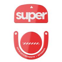 Pés de mouse Pulsar Superglide2 de vidro durável vermelho Pés de mouse Pulsar Superglide2 de vidro durável vermelho