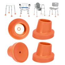 Pés de reposição supregear 1-1/8" de borracha para cadeira de banho, 4 un. Pés de reposição supregear 1-1/8" de borracha para cadeira de banho, 4 un.