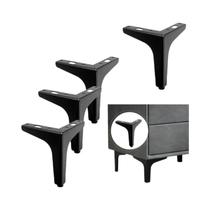 Pés De Sofá Modernos Em Metal Reforçado, 4 Peças, Pernas Triangulares DIY Para Móveis, Sofá,