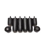 Pés madeira 4x2 tdc preto 12cm para cama box ou baú solteiro Pés madeira 4x2 tdc preto 12cm para cama box ou baú solteiro