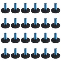 Pés niveladores para móveis TOVOT M8 24 peças ajustáveis 27 mm Pés niveladores para móveis TOVOT M8 24 peças ajustáveis 27 mm