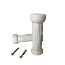 Pés Para Cozinha Branco 130 MM Com Duas Peças