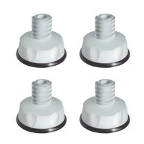 Pés Para Máquina de Lavar Roupa Pequeno 4 Und Branco