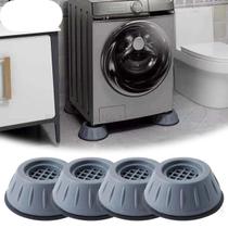 Pés Para Máquina De Lavar Roupas Almofada Antivibração Kit 4 Peças Suporte Pés De Máquina Nivelador Anti - Ruído - click & compre