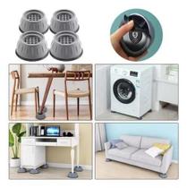 Pés Para Máquina De Lavar Roupas Almofada Antivibração Kit 4 Peças Suporte ti - Ruído - Click&Compre