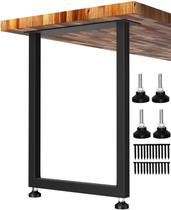 Pés para mesa CHICAURA 86x61 cm, metal resistente, preto