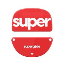 Pés para mouse Pulsar Superglide2 de vidro ultra-resistente vermelho