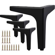 Pés para Móveis La Vane 10 cm Metal Preto Jogo com 4 Pés para Móveis La Vane 10 cm Metal Preto Jogo com 4