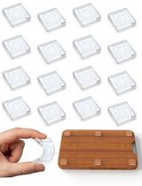 Pés para tábua de corte NiHome, kit com 16 unidades, adesivos de silicone de 3 cm Pés para tábua de corte NiHome, kit com 16 unidades, adesivos de silicone de 3 cm