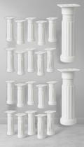 Pés Reguláveis Móveis Polímero 17-24cm Kit 10 Branco Pés Reguláveis Móveis Polímero 17-24cm Kit 10 Branco
