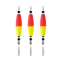 Pesca flutua com cortiça para pesca, 3 partes, flutuador, chocalho, flo